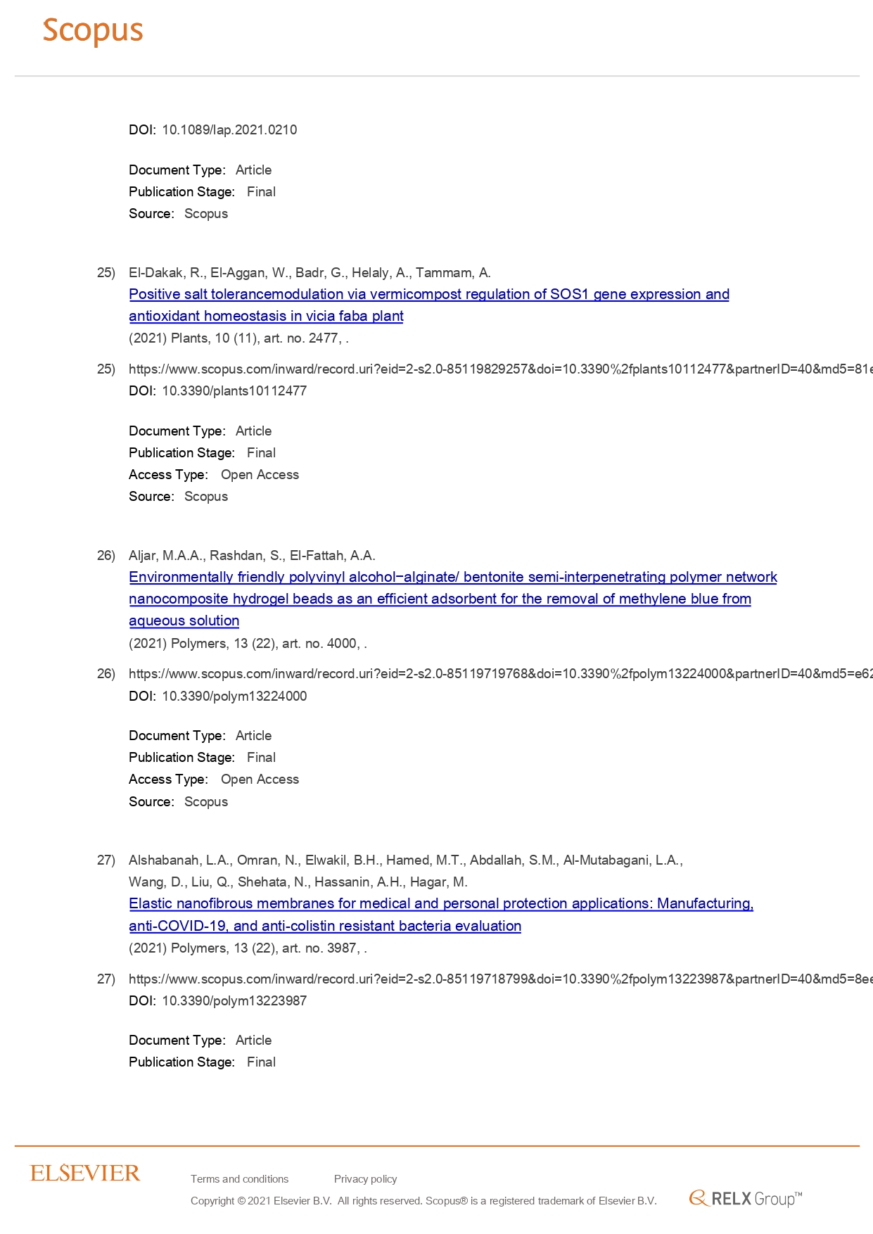31 AlexU Publication in Scopus 7 December 2021 page 0008