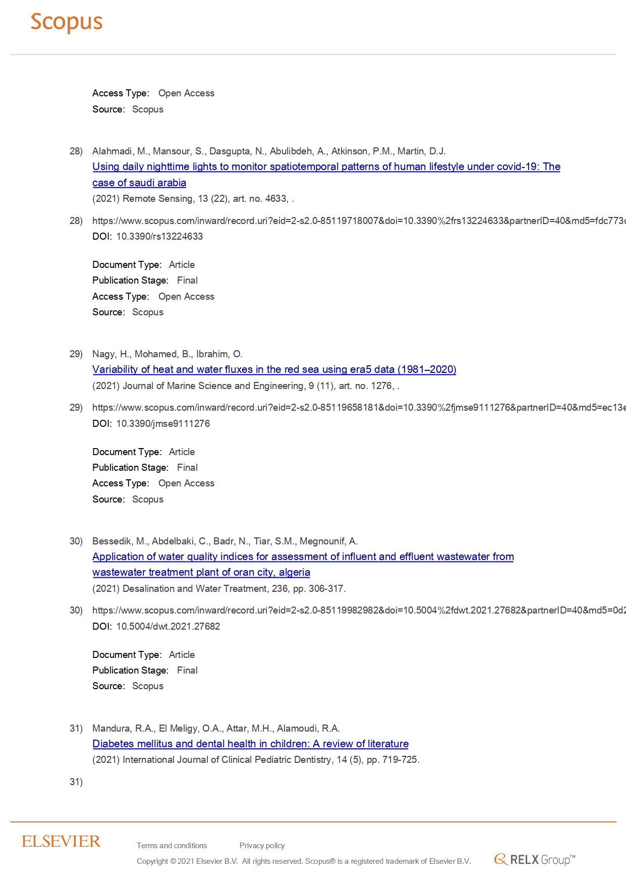31 AlexU Publication in Scopus 7 December 2021 page 0009
