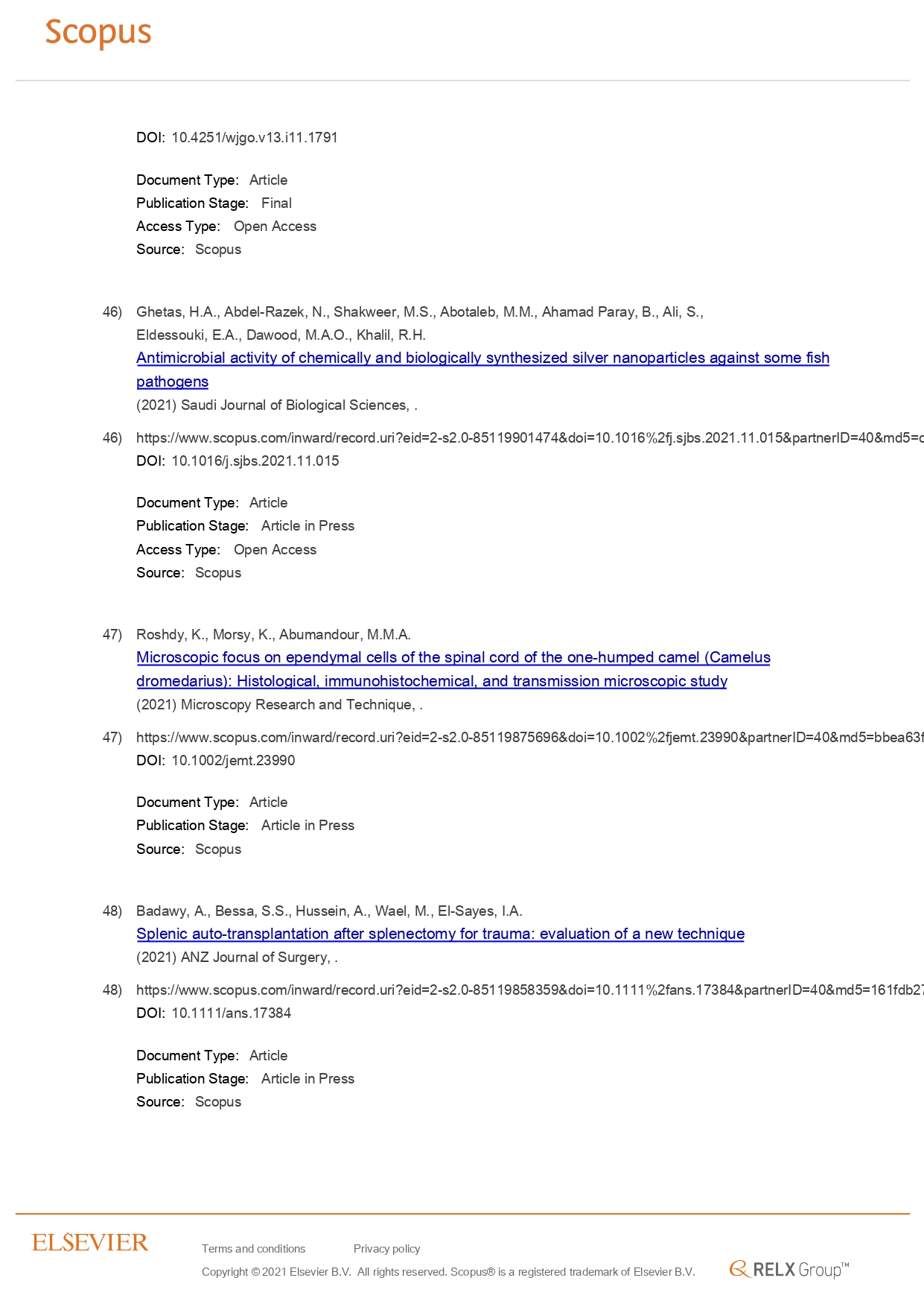 31 AlexU Publication in Scopus 7 December 2021 page 0014
