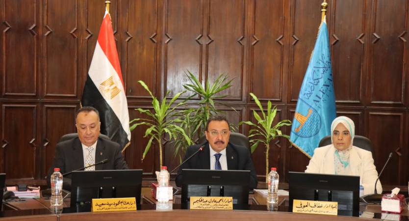 Alexandria University Council discusses energy-saving measures and launches new academic and strategic initiatives
